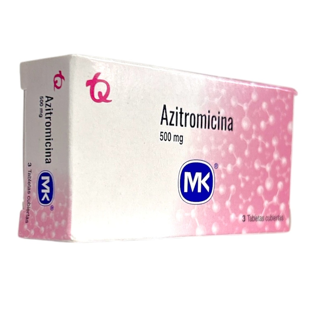 Azitromicina 500 Mg Caja x 3 Tabletas Und (Tecnoquimicas)