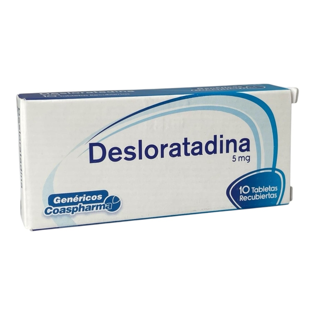 Desloratadina 5 Mg Caja x 10 Tabletas Und (Coaspharma)