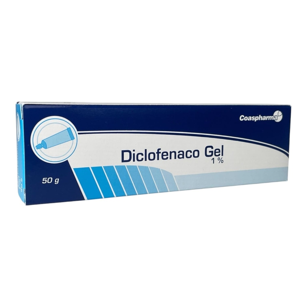 Diclofenaco 1% Gel Topico Tubo x 50 Gr Und (Coaspharma)