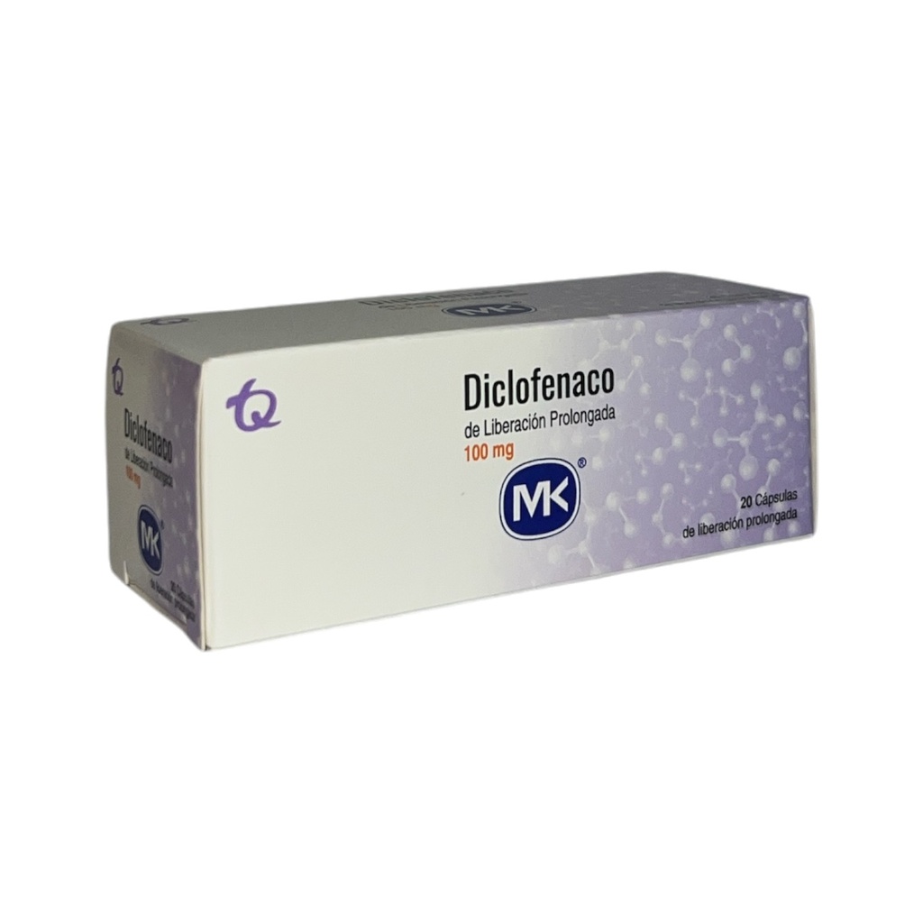 Diclofenaco LP 100 Mg Caja x 20 Capsulas Und (Tecnoquimicas)