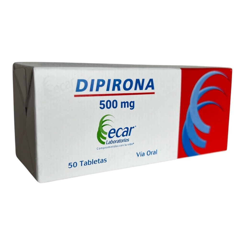 Dipirona 500 Mg Caja x 50 Tabletas (Ecar)