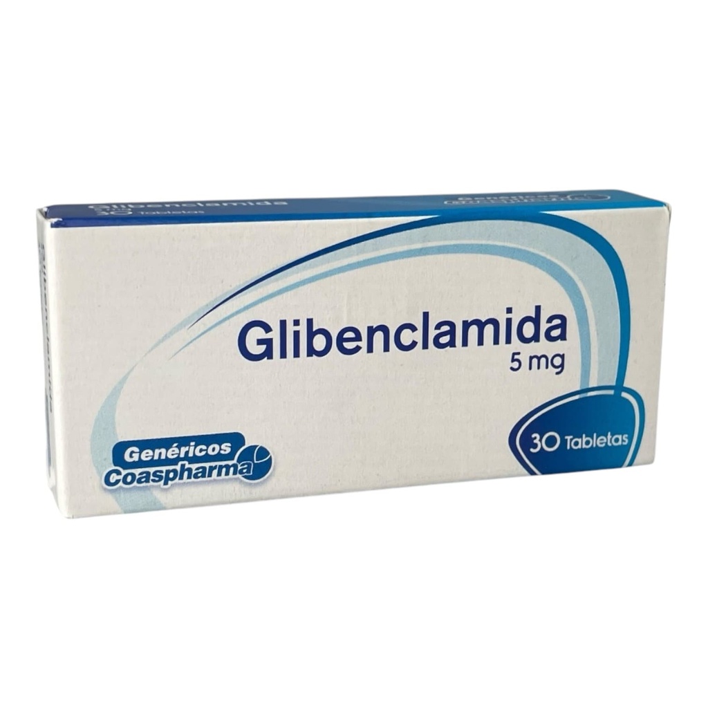 Glibenclamida 5 Mg Caja x 30 Tabletas Und (Coaspharma)