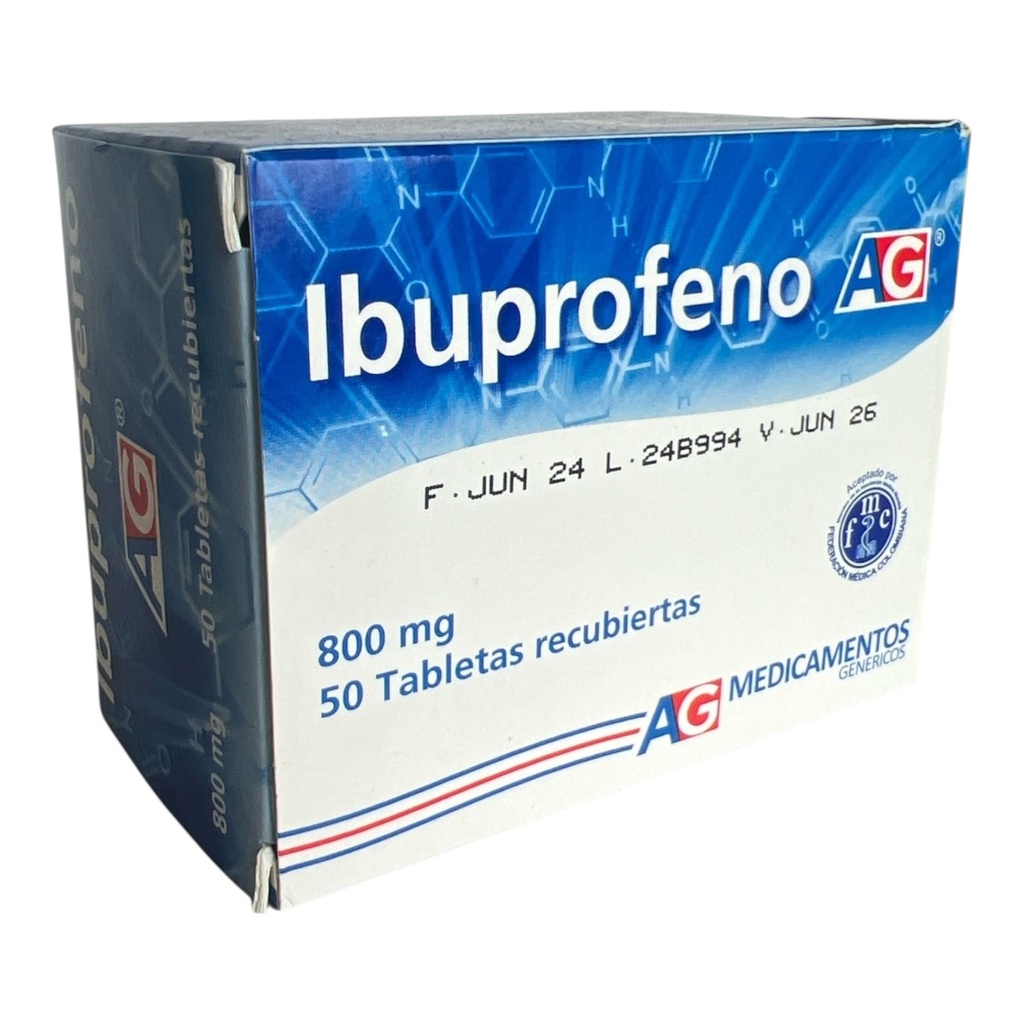 Ibuprofeno 800 Mg Caja x 50 Tabletas (American Generics)
