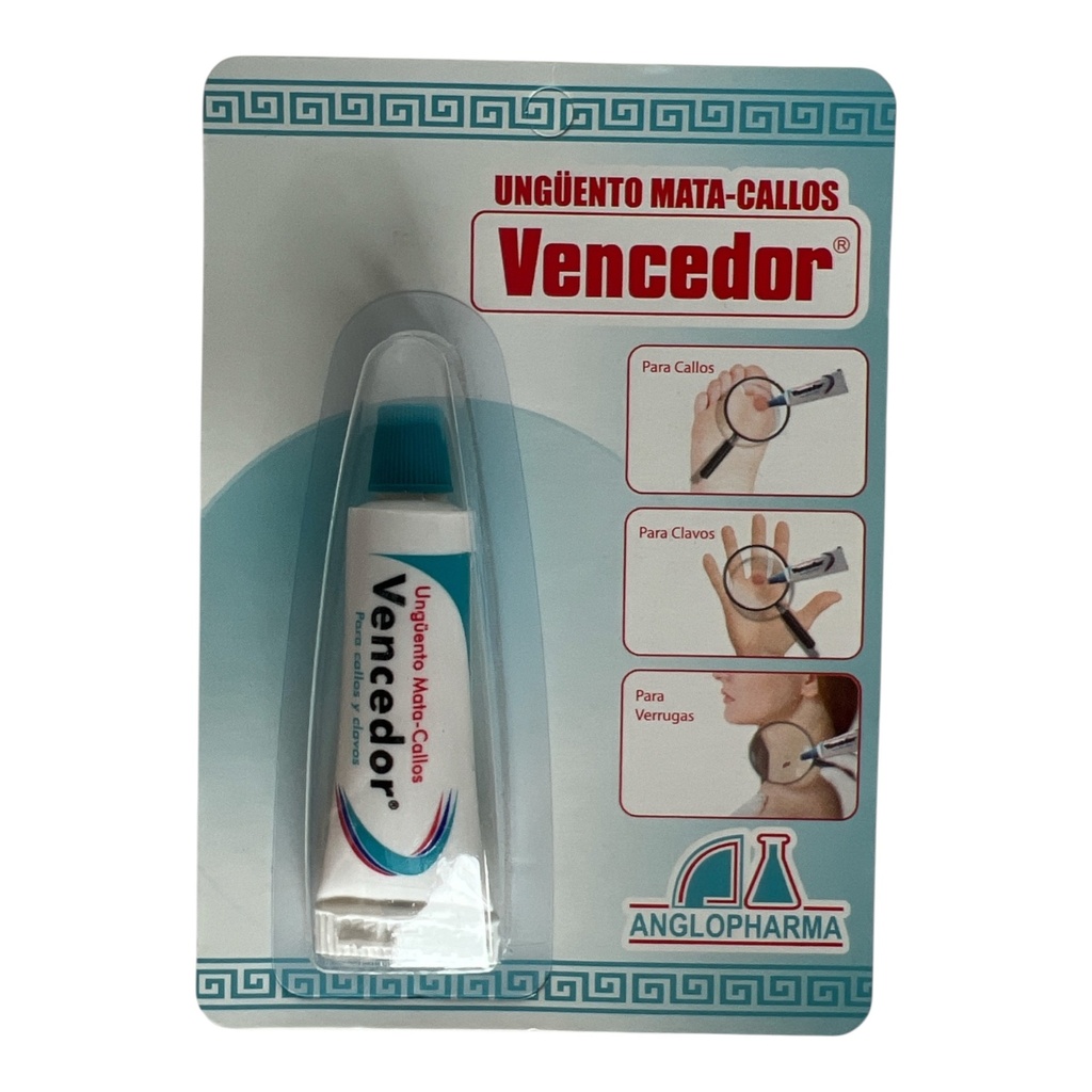 Mata-Callos Vencedor UnguentoTopico Tubo x 4 G Und (Anglopharma)