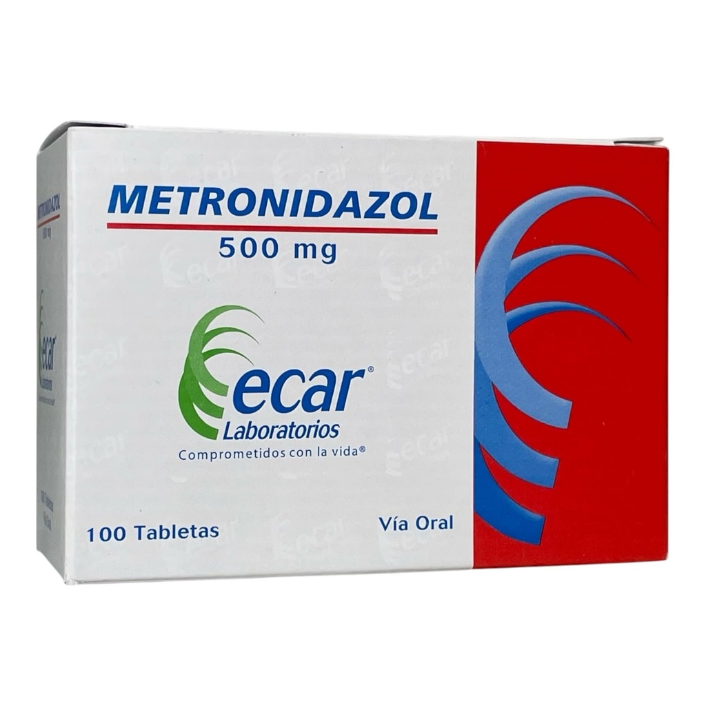 Metronidazol 500 Mg Caja x 100 Tabletas (Ecar)