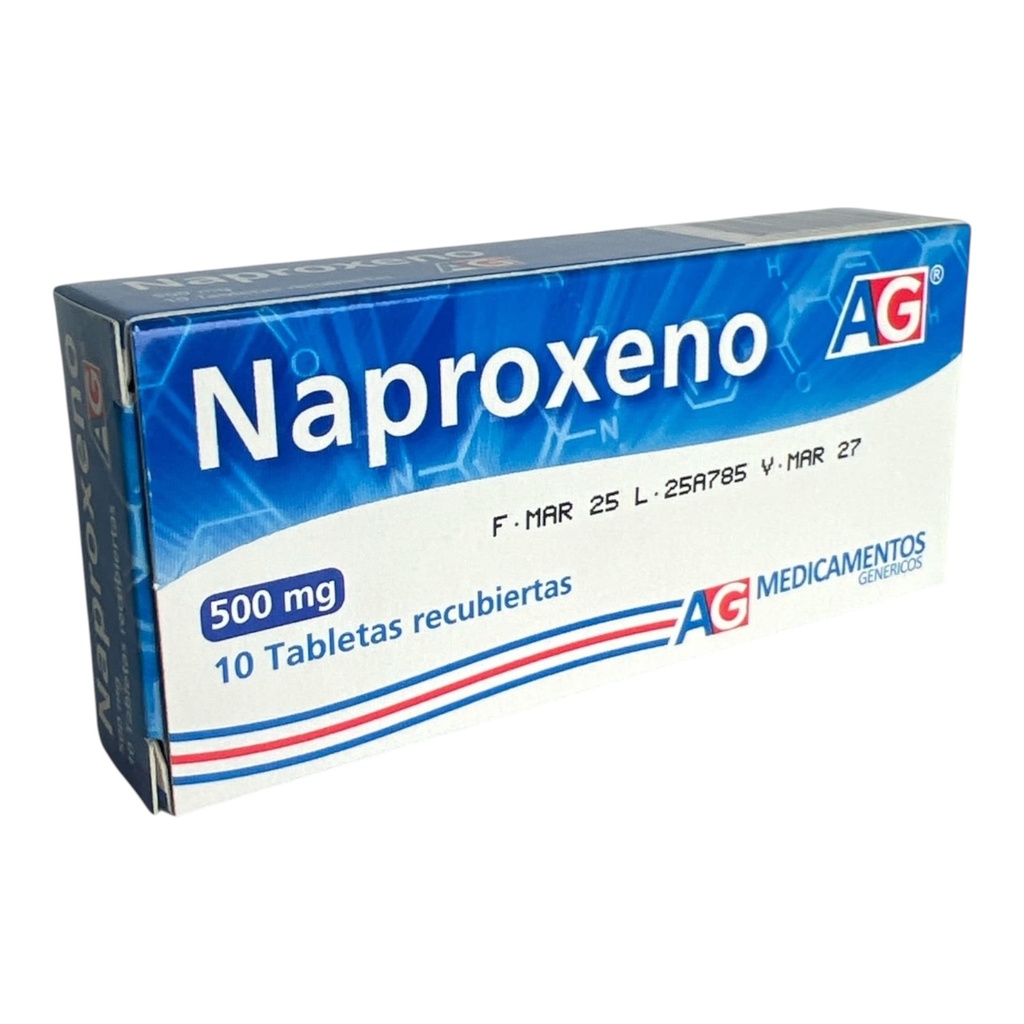 Naproxeno 500 Mg Caja x 10 Tabletas (American Generics)