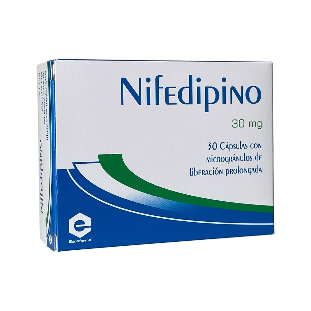 Nifedipino 30 Mg Caja x 30 Capsulas Und (Richmond)