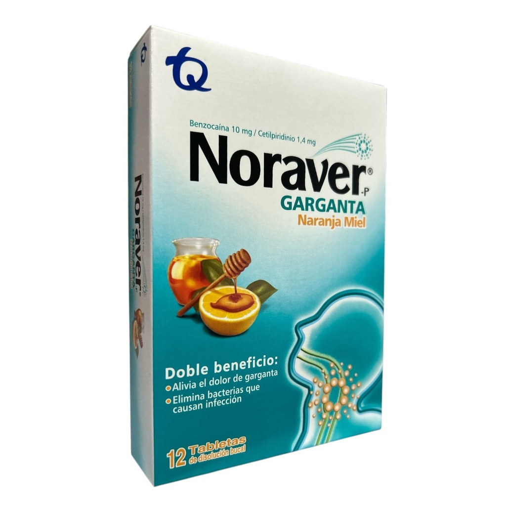 Noraver P Naranja Miel Caja x 12 Tabletas (Tecnoquimicas)