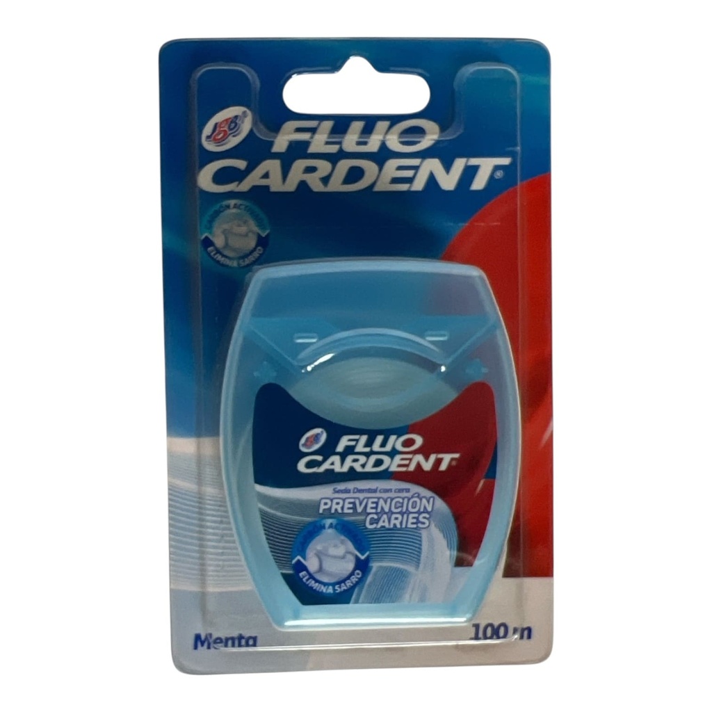 Seda Dental Fluocardent Prevención Caries C/Cera x 100 Mts  Unid (JGB)