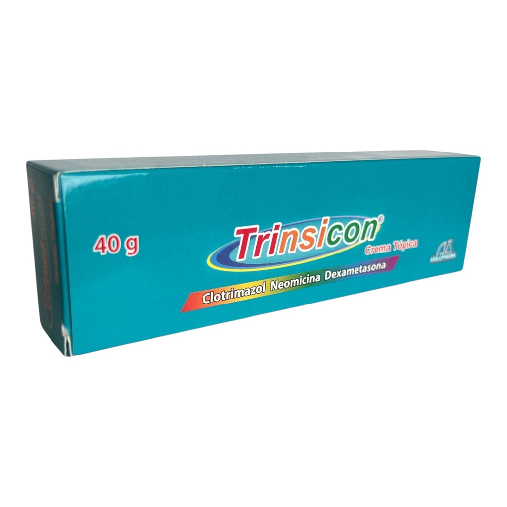 Trinsicon (Clotrimazol+Neomicina+Dexametasona) Crema Topica Tubo x 40 G Und (Anglopharma)