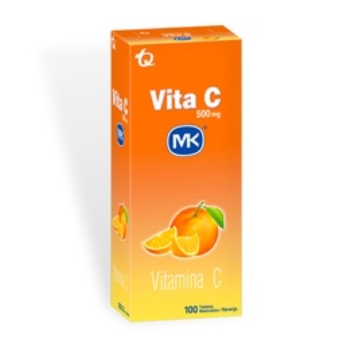 Vita C Naranja (Vitamina C) 500 Mg Caja x 100 Tabletas (Tecnoquimicas)