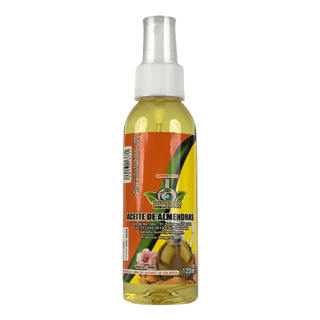 Aceite De Almendras Spray Frasco x 120 Ml DB (NaturQuim)