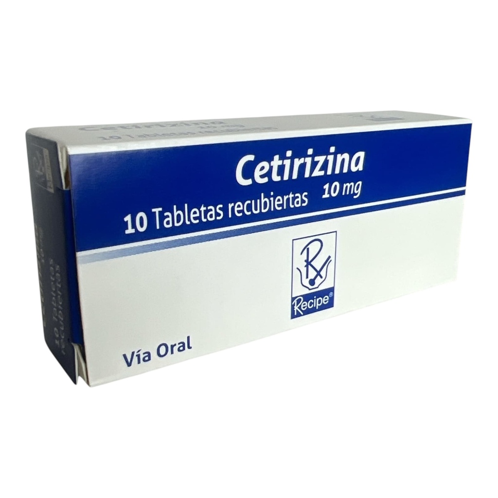 Cetirizina 10 Mg Caja x 10 Tabletas (Recipe)