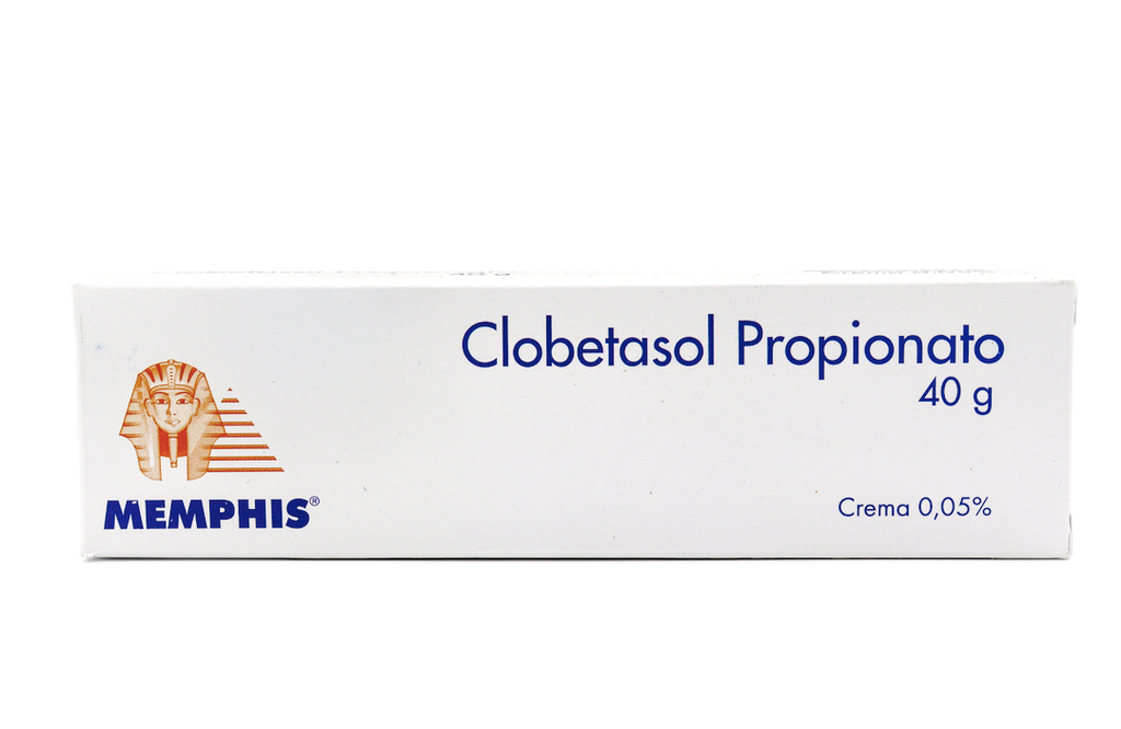 Clobetasol 0.05% Crema Topica Tubo x 40 G (Memphis)