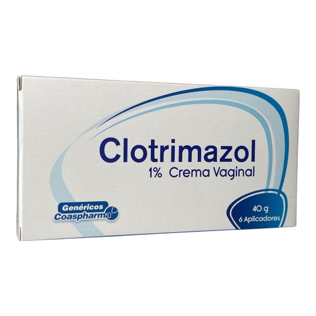 Clotrimazol 1 % Crema Vaginal Tubo x 40 gr+6 Aplicadores (Coaspharma)