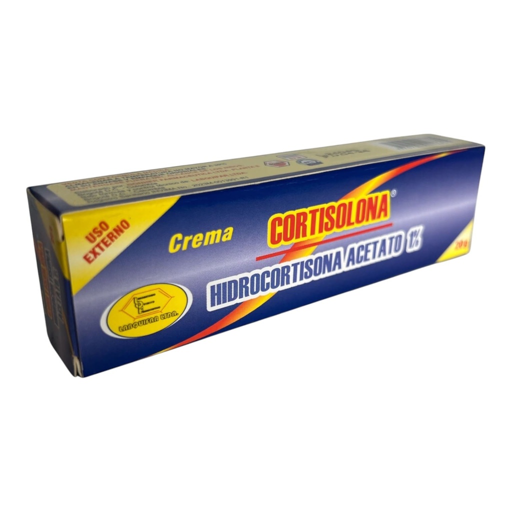 Cortisolona (Hidrocortisona) 1% Crema Topica Tubo x 20 Gr (Labquifar)