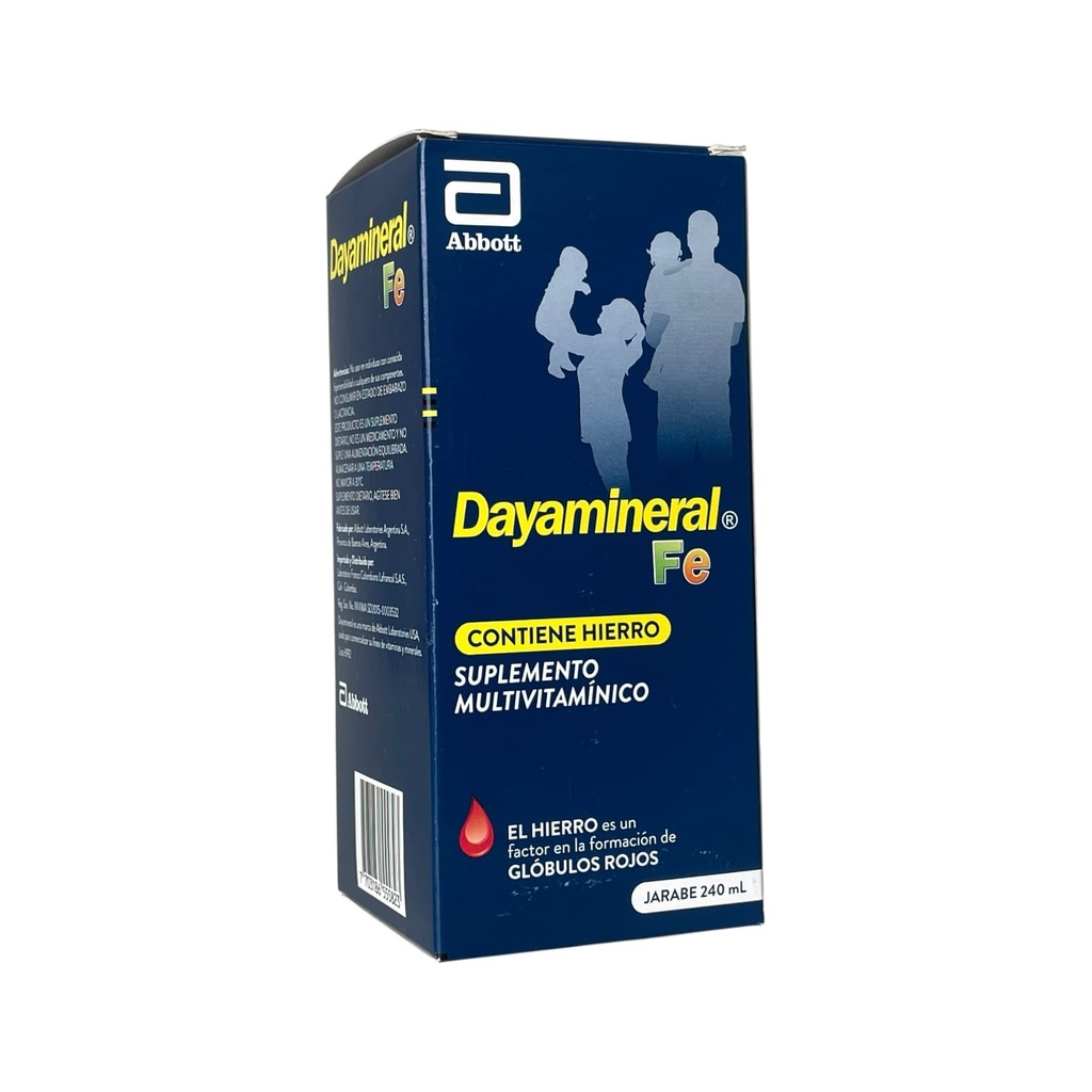 Dayamineral Fe (Multivitaminico) Jarabe Frasco x 240 Ml (Lafrancol)