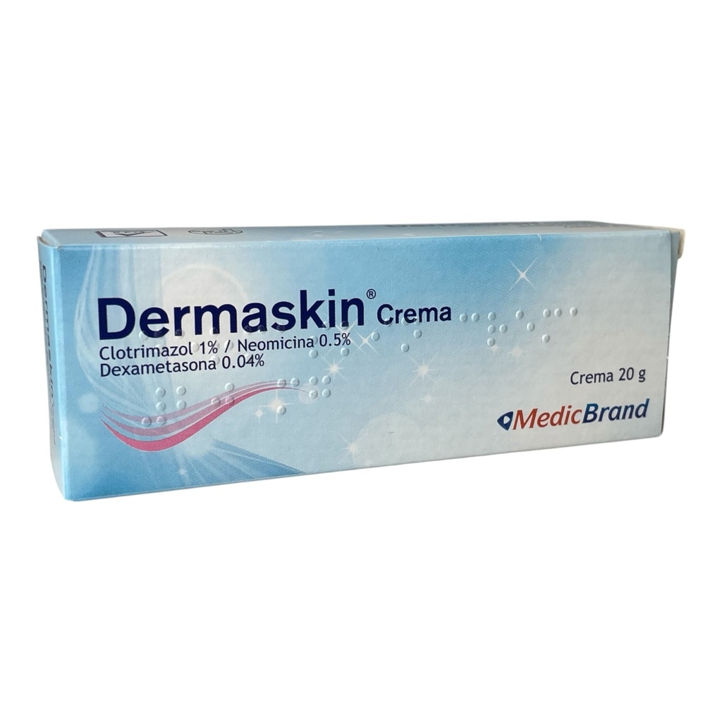 Dermaskin (Clotrimazol+Neomicina+Dexametazona) Crema Topica Tubo x 20 gr (Coaspharma)