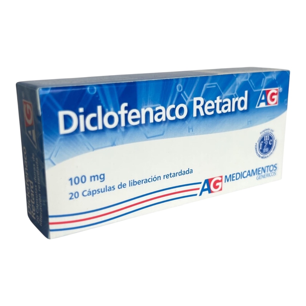 Diclofenaco Retard 100 Mg Caja x 20 Capsulas (American Generics)