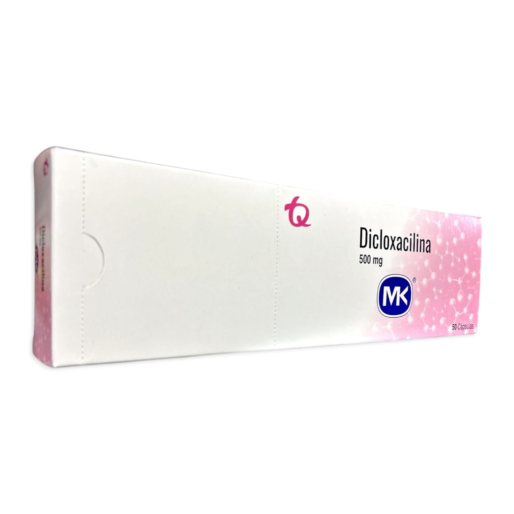 Dicloxacilina 500 Mg Caja x 50 Capsulas Und (Tecnoquimicas)