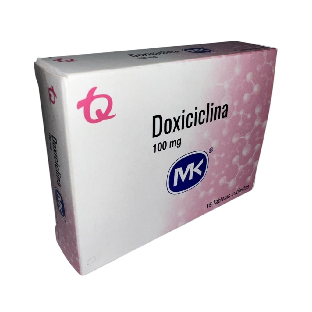 Doxiciclina 100 Mg Caja x 15 Tabletas (Tecnoquimicas)