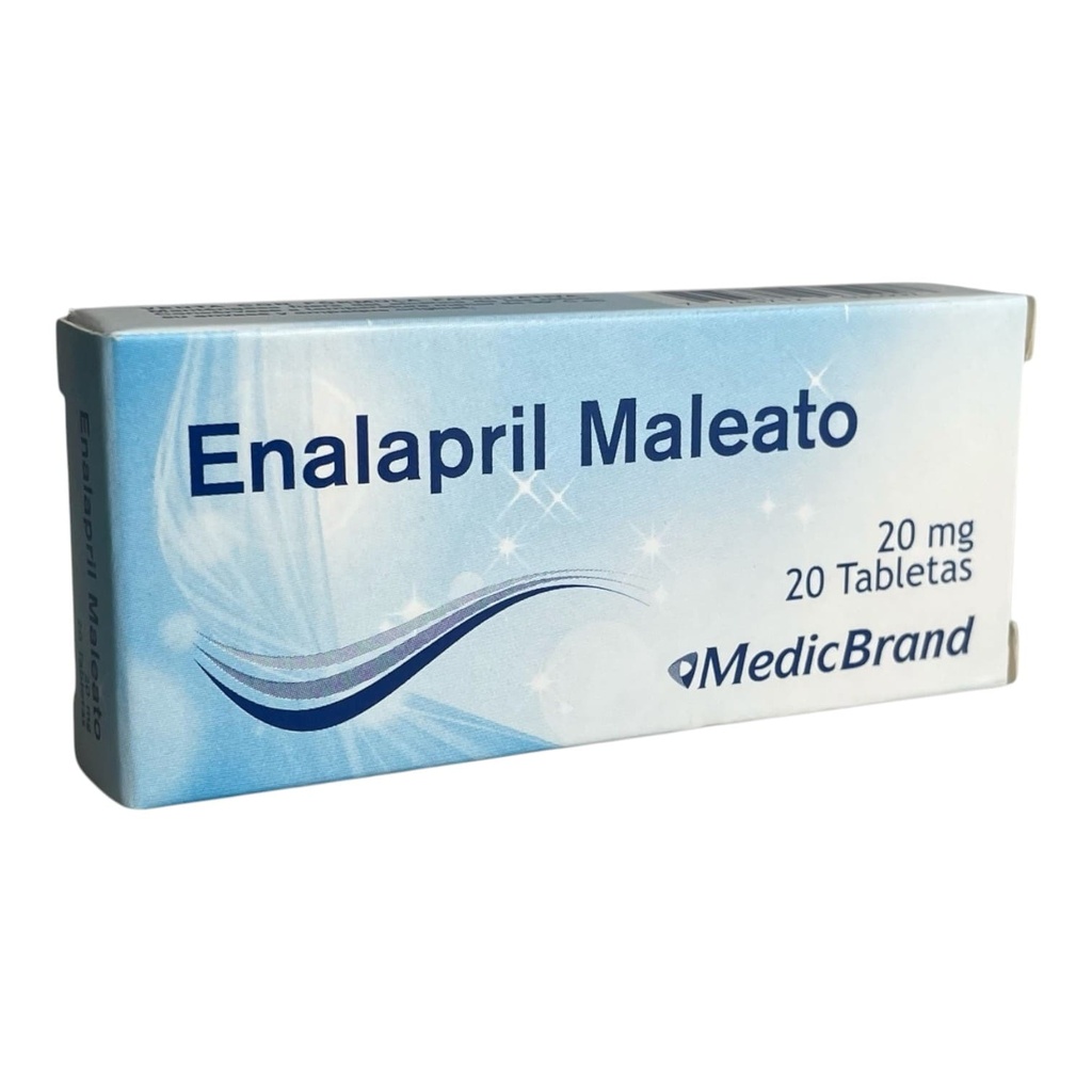 Enalapril 20 Mg Caja x 20 Tabletas (Coaspharma)