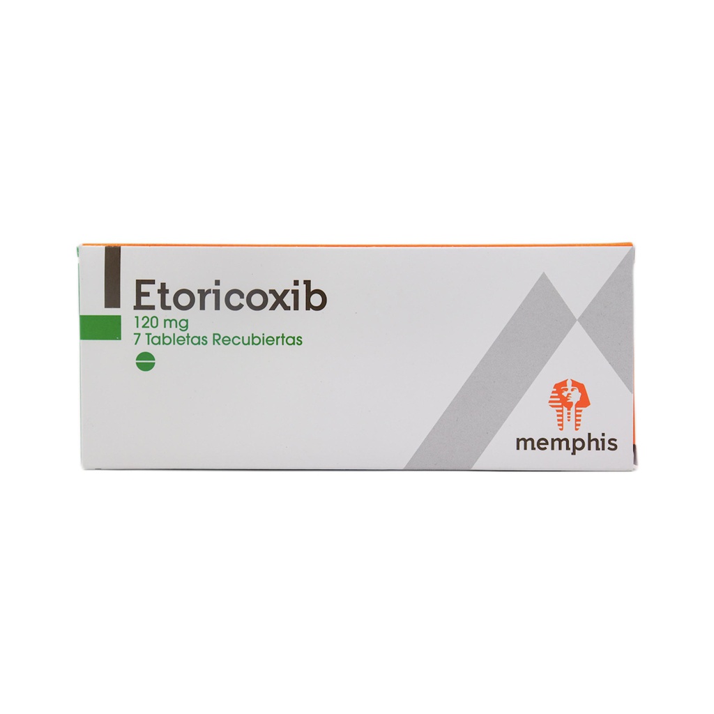 Etoricoxib 120 Mg Caja x 7 Tabletas (Memphis)