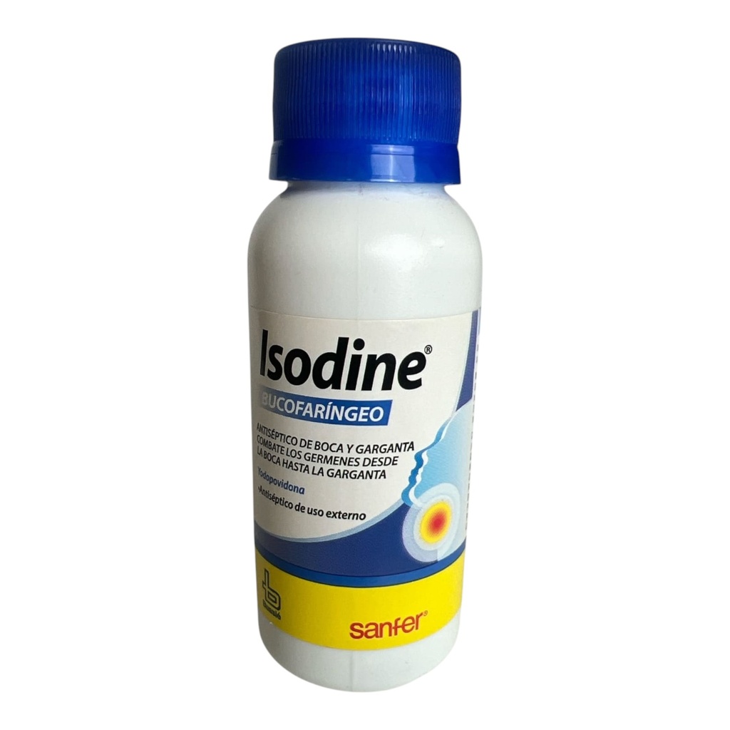 Isodine Bucofaringeo (Yodopovidona) Frasco x 60 Ml (Bussie OTC)
