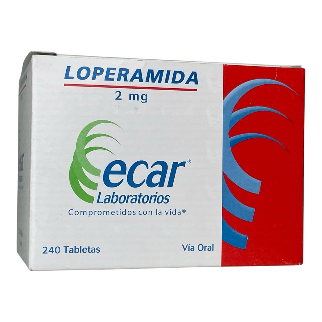 Loperamida 2 Mg Caja x 240 Tabletas (Ecar)