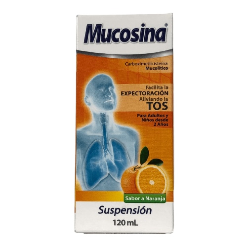 Mucosina (Carboximetilcisteina) Suspension Oral Frasco x 120 ML (Haleon)