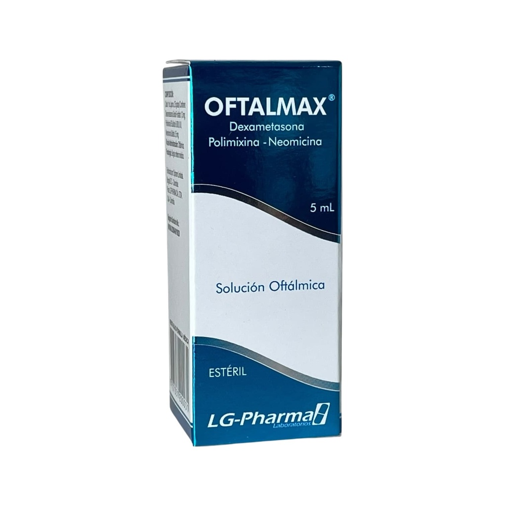 Oftalmax (Neomic+Dexame+Polimixina) Solucion Oftalmica Frasco x 5ml (Lg-Pharma)