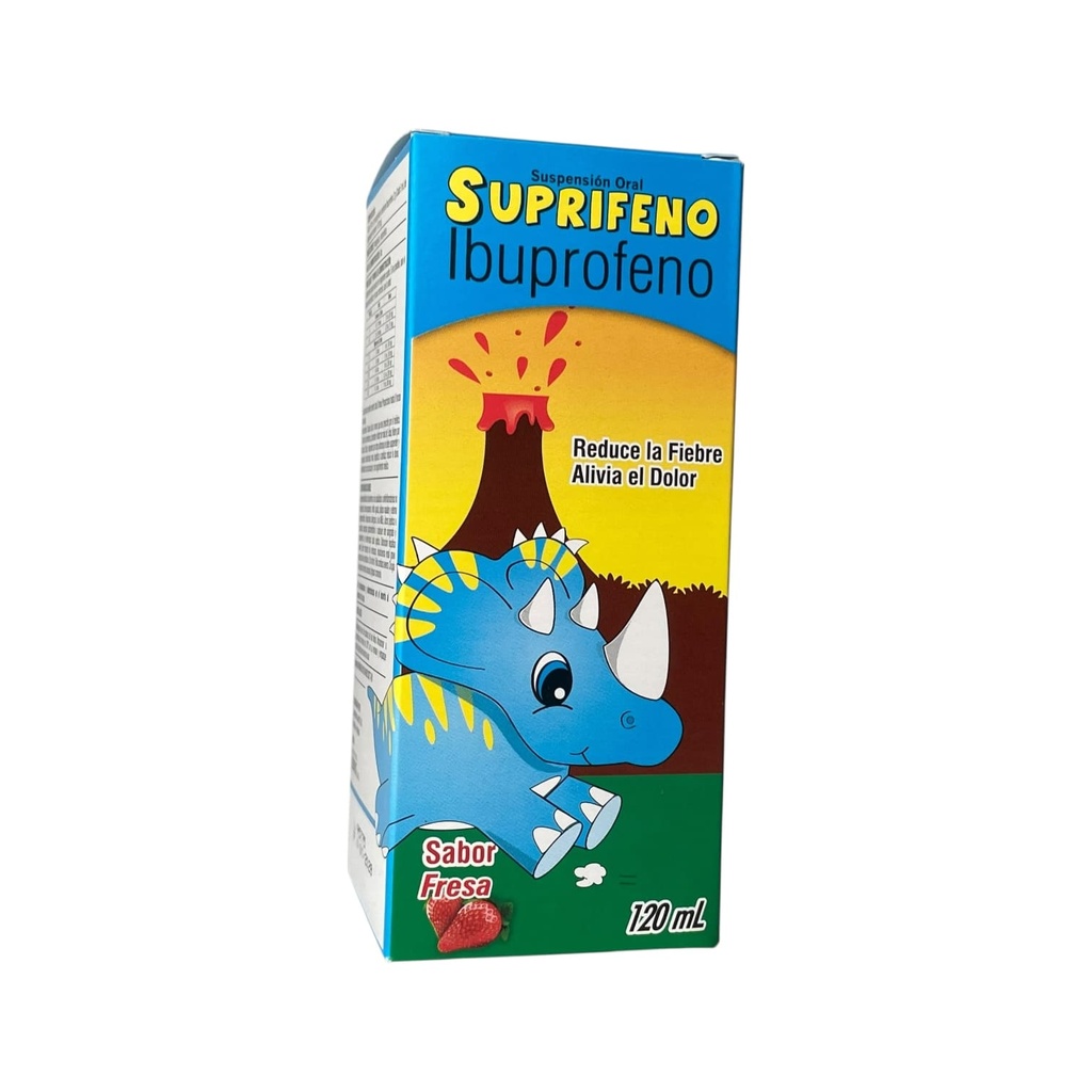 Suprifeno (Ibuprofeno) 100mg Suspension Frasco x 120 Ml (Lebriut)