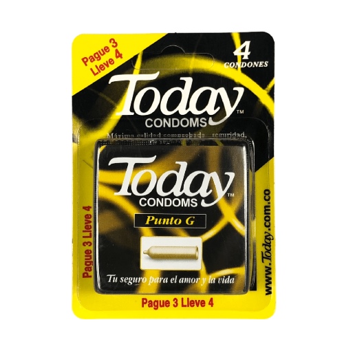 Today Punto G Caja x 3 Condones (Haleon)