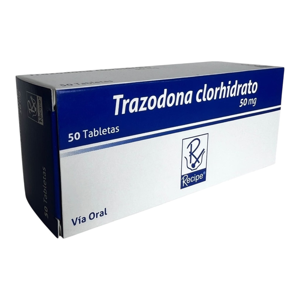 Trazodona 50 Mg Caja x 50 Tabletas Und (Recipe)