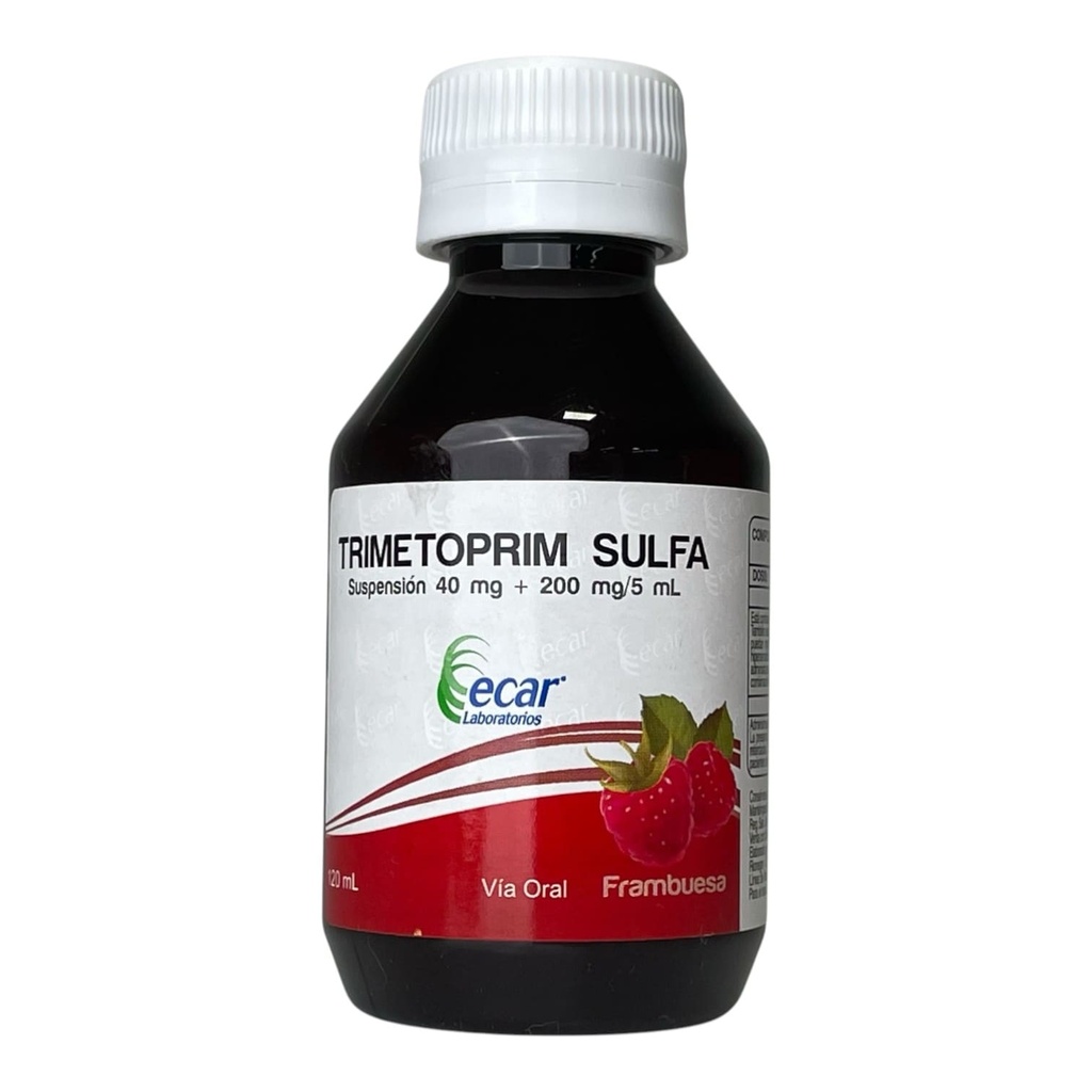 Trimetoprim Sulfa 40/200 Mg Suspension Frasco x 120 Ml (Ecar)