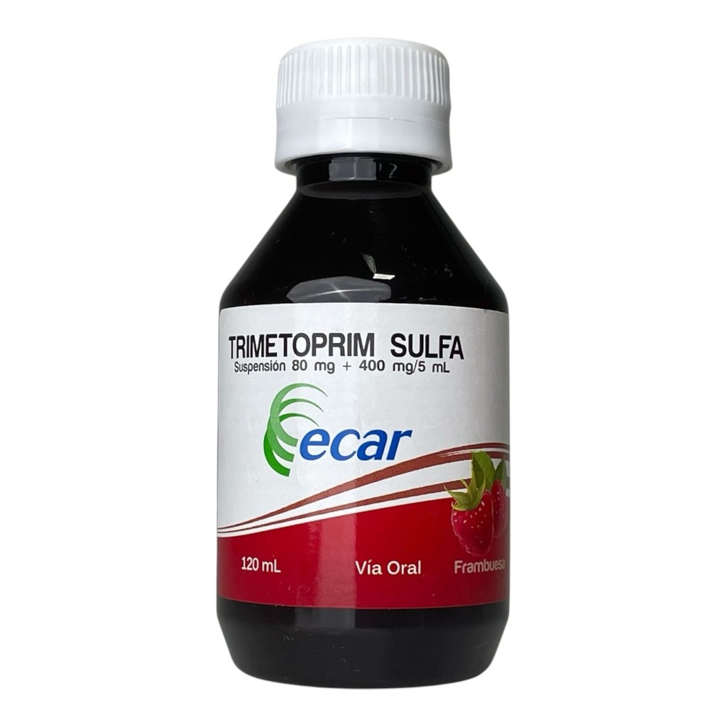 Trimetoprim Sulfa 80/400mg Suspension Oral Frasco x 120 Ml (Ecar)