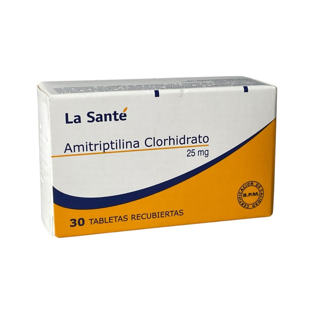 Amitriptilina 25 Mg Caja x 30 Tabletas (La Sante)