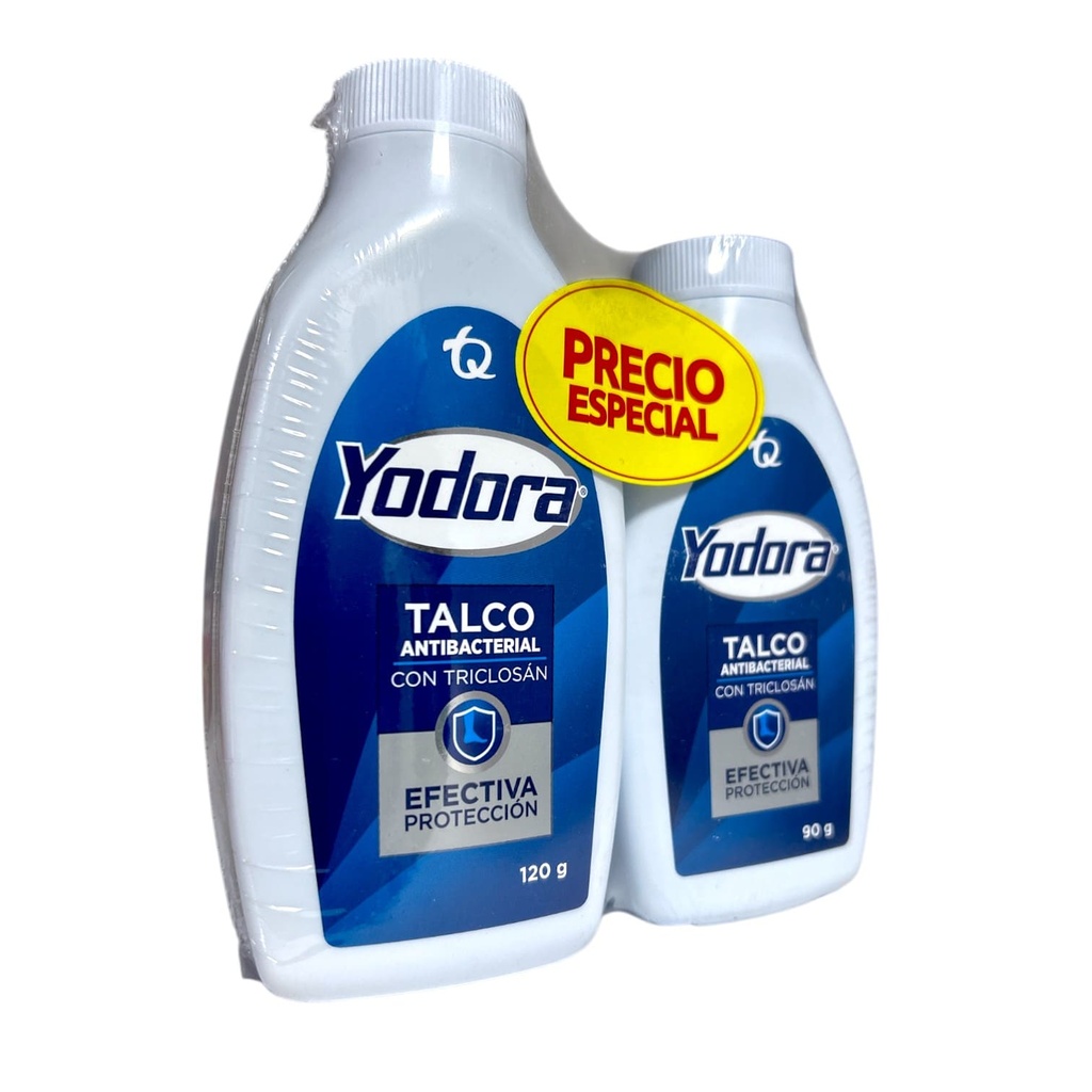 Yodora Talco Tarro 120+90 G (Tecnoquimicas)