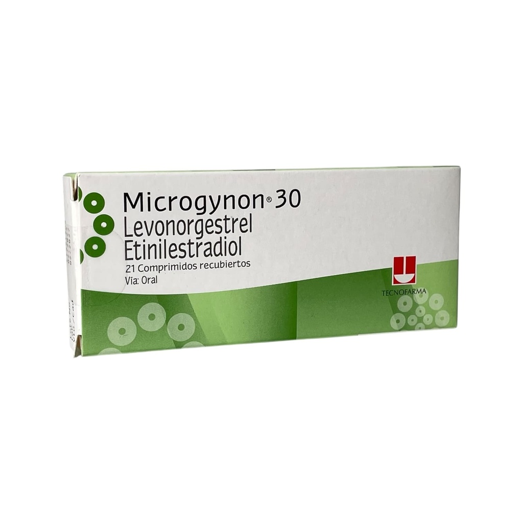 Microgynon 30 (0.15/0.03) Mg Caja x 21 Tabletas Und (Tecnofarma)