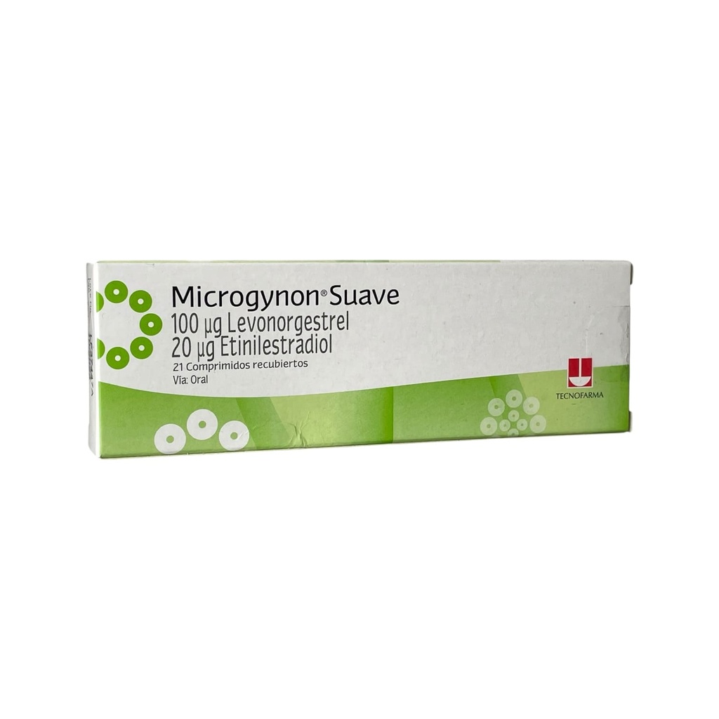 Microgynon Suave (0.15/0.03) Mg Caja x 21 Tabletas Und (Tecnofarma)