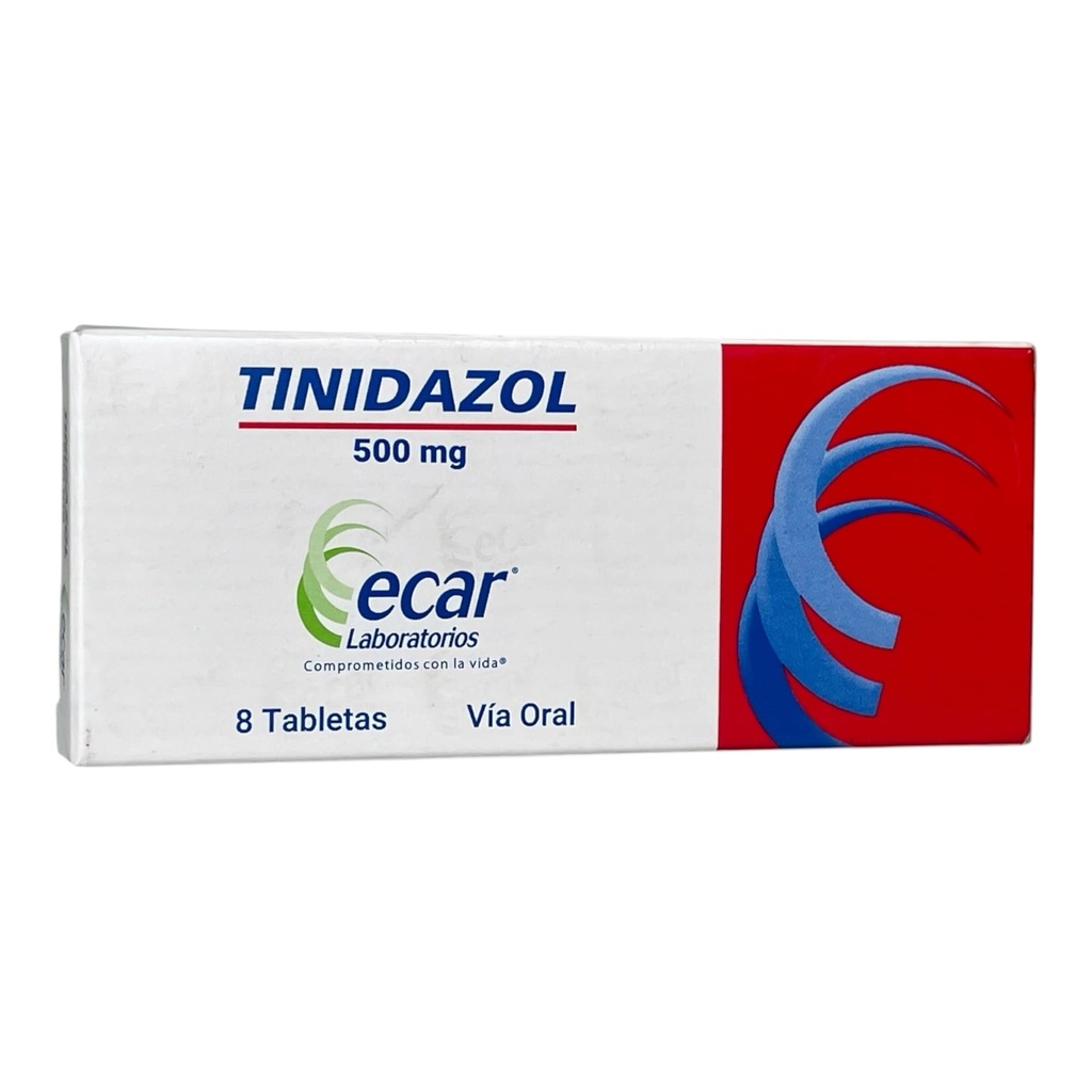 Tinidazol 500 Mg Caja x 8 Tabletas und (Ecar)