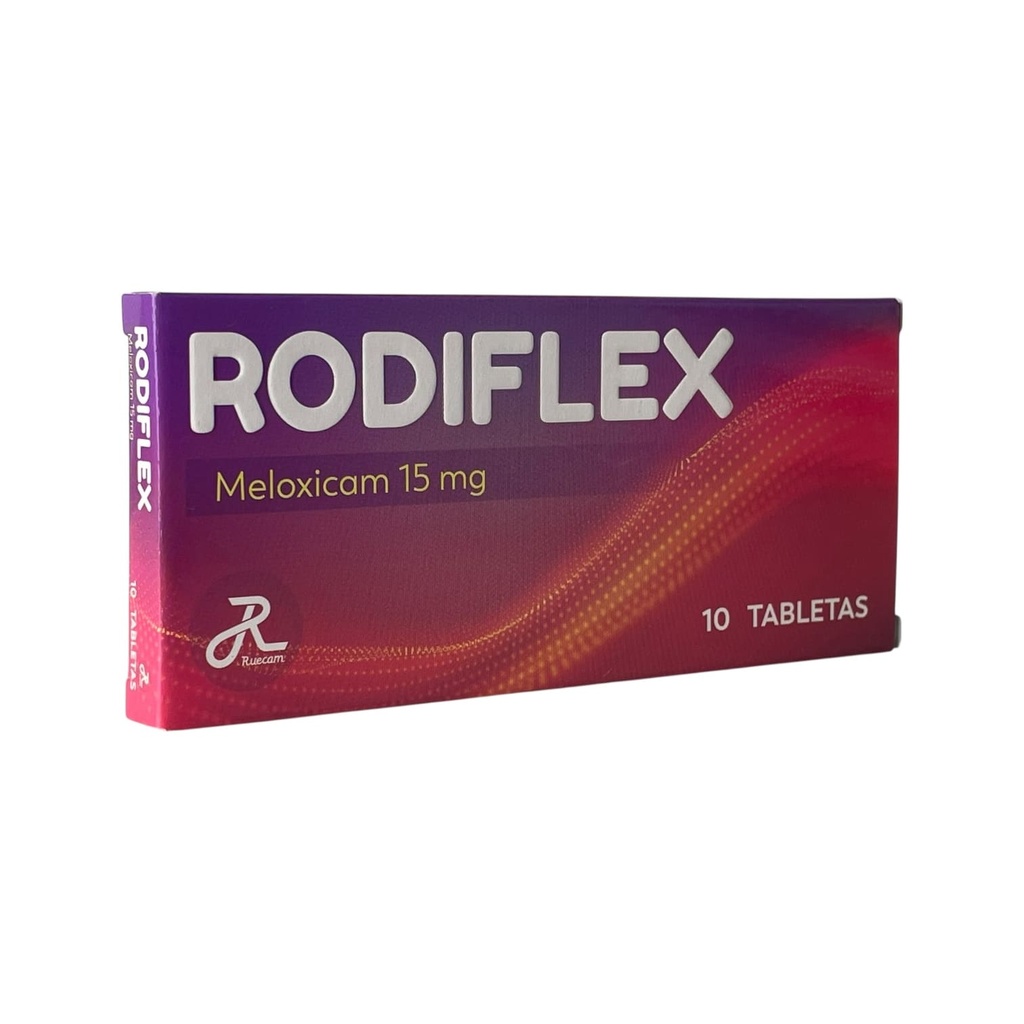 Rodiflex (Meloxicam) 15 Mg Caja x 10 Tabletas (Ruecam)
