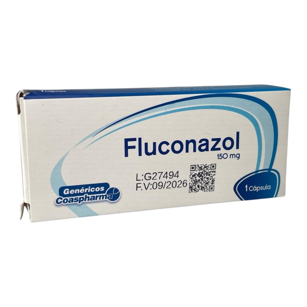 Fluconazol 150 Mg Caja x 1 Capsulas (Coaspharma)