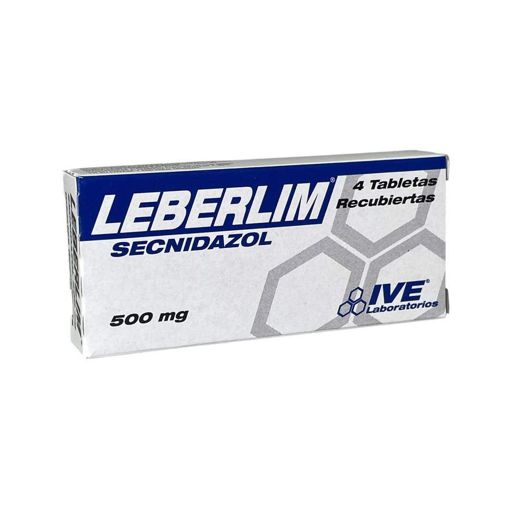 Leberlim (Secnidazol) 500 Mg Caja x 4 Tabletas (Lg-Pharma)