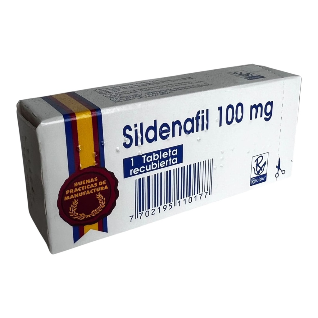 Sildenafil 100 Mg Caja x 1 Tableta (Recipe)
