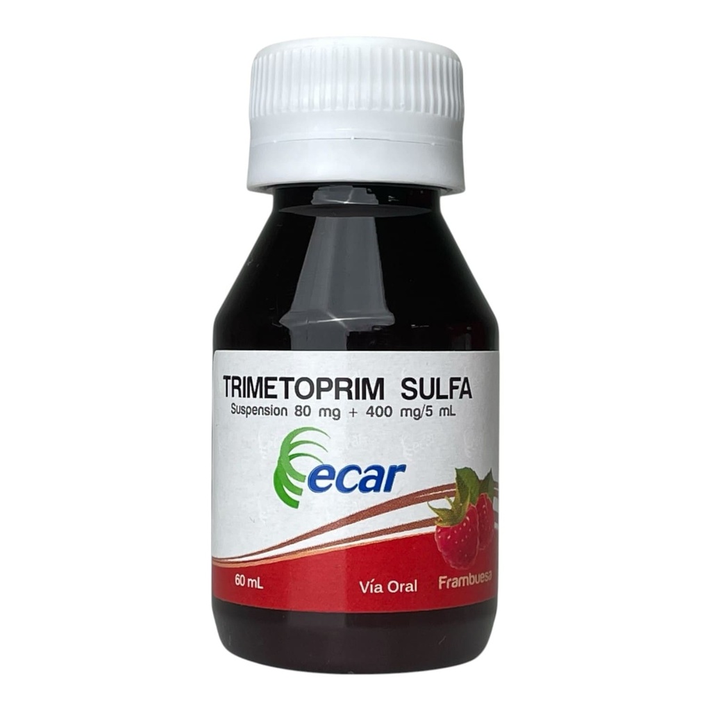 Trimetoprim Sulfa 80/400mg Suspension Oral Frasco x  60 Ml (Ecar)
