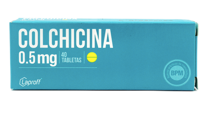 Colchicina 0.5mg Caja x 40 Tabletas (Laproff)